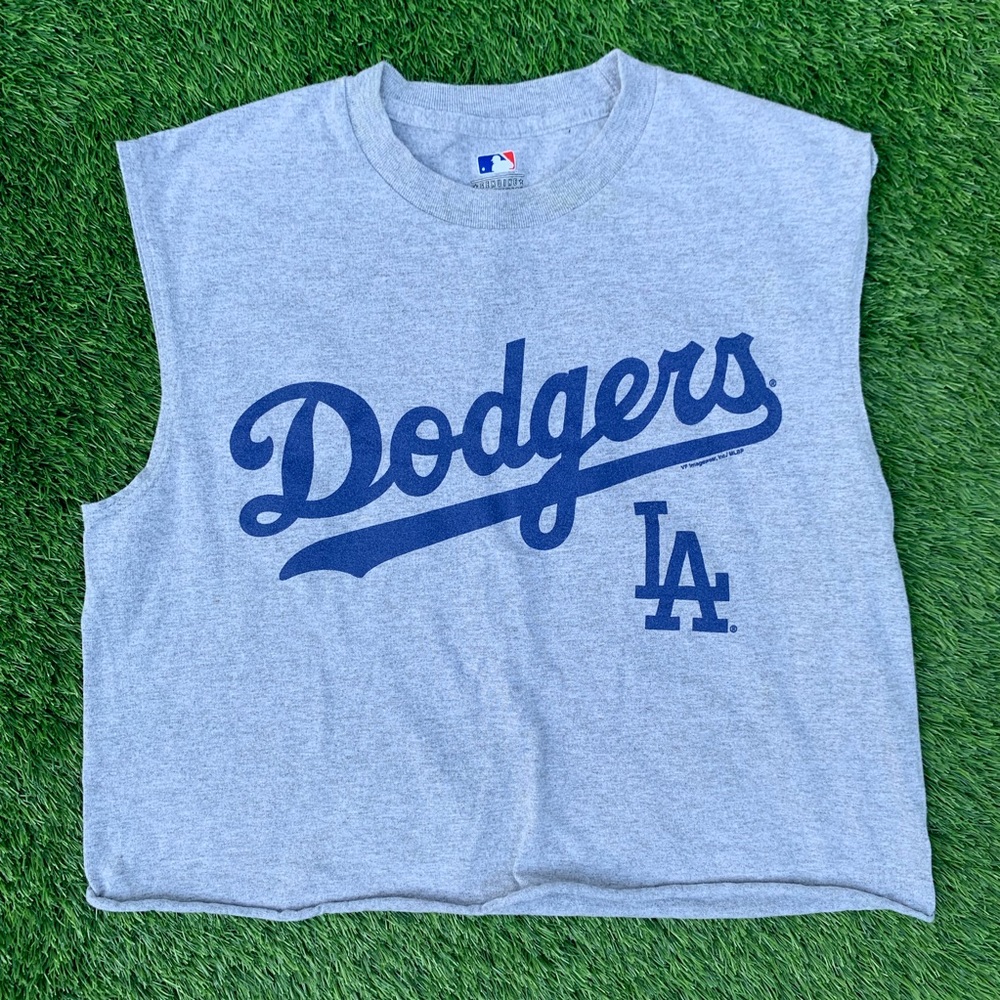 Dodgers MLB Cropped Tee Medium